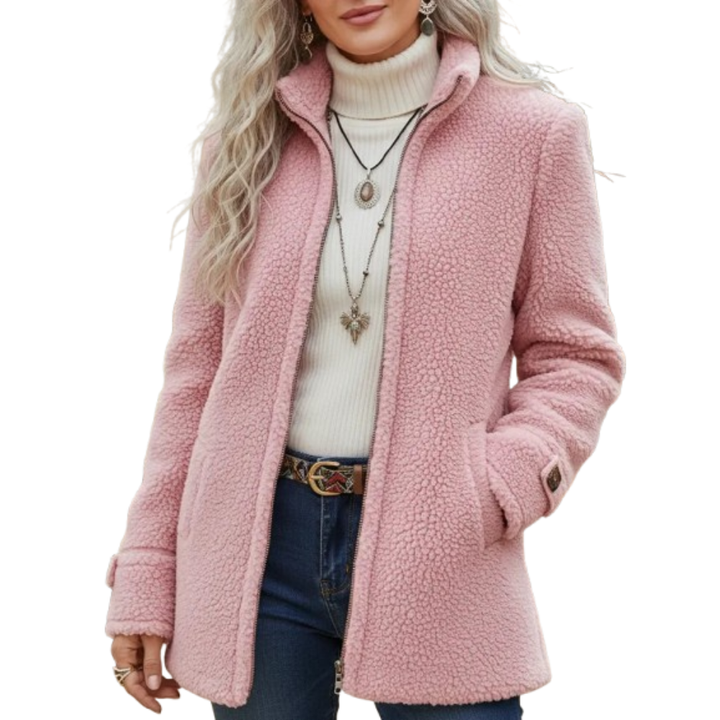 Cassandra | Teddy Full-Zip Jacket