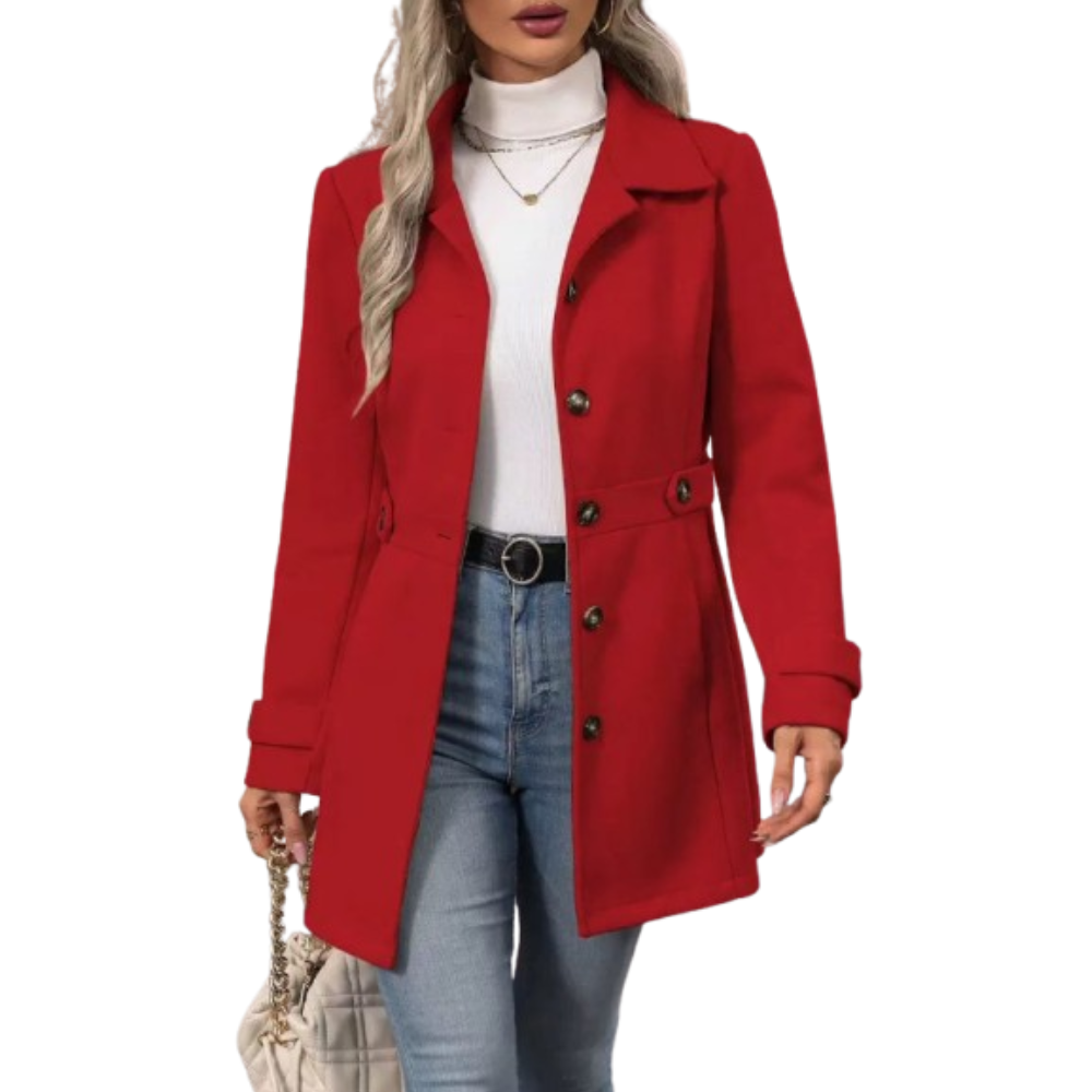 Elara | Timeless Belted Coat