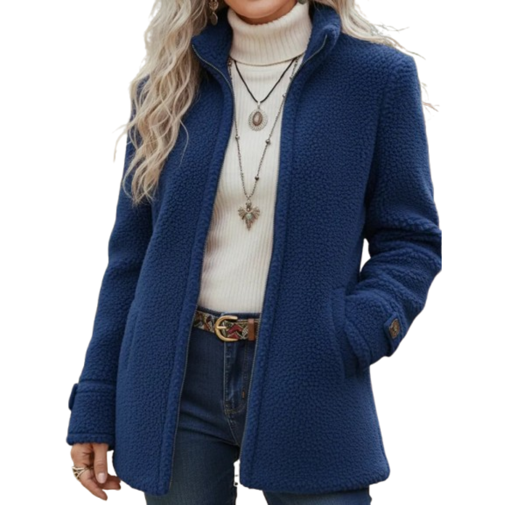Cassandra | Teddy Full-Zip Jacket