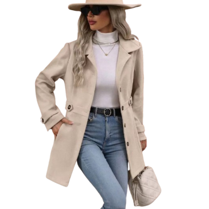 Elara | Timeless Belted Coat
