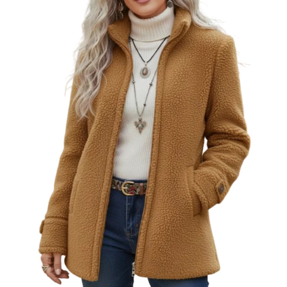 Cassandra | Teddy Full-Zip Jacket