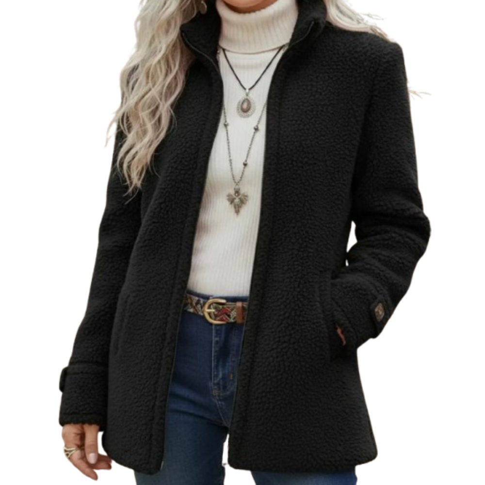 Cassandra | Teddy Full-Zip Jacket