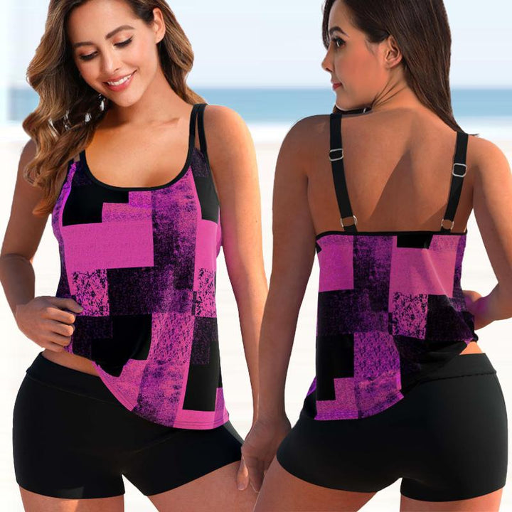 Hallie | Printed Bathing Suit Two Pieces Swimsuits