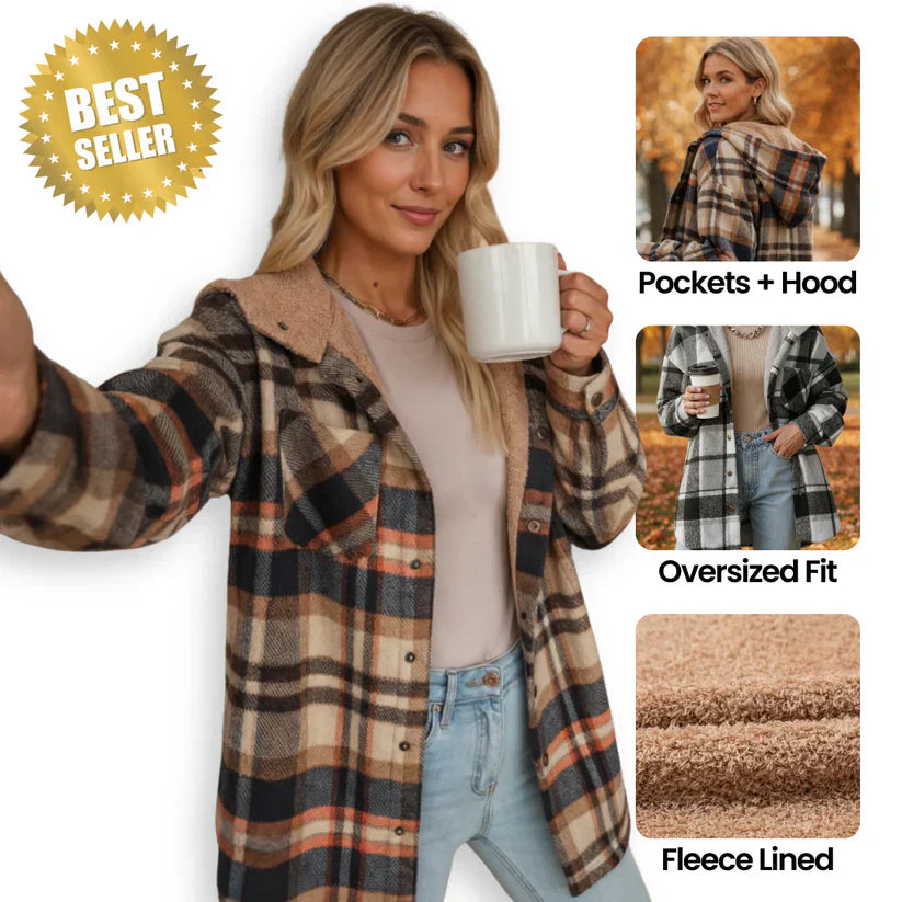 Lily | Cozy Flannel Jacket