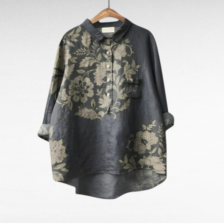 Wran – Vintage Floral Print Blouse