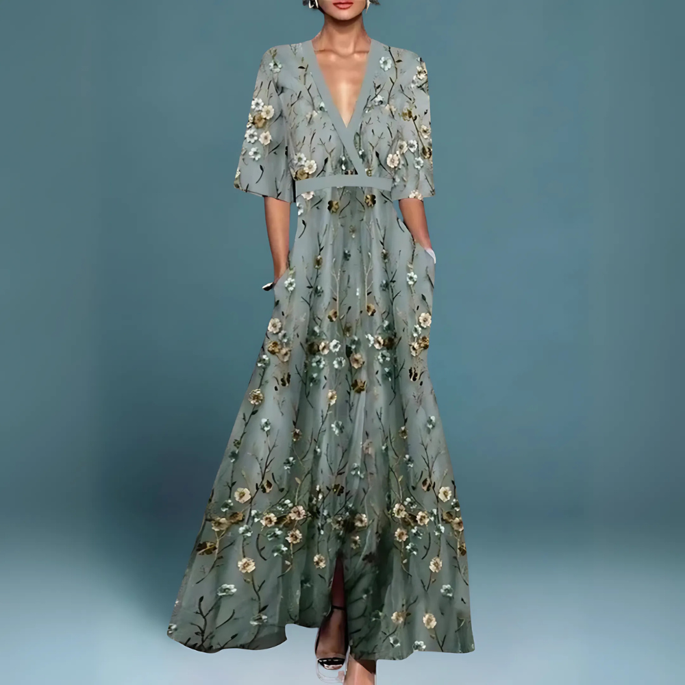 Lyna | Elegant Floral Dress