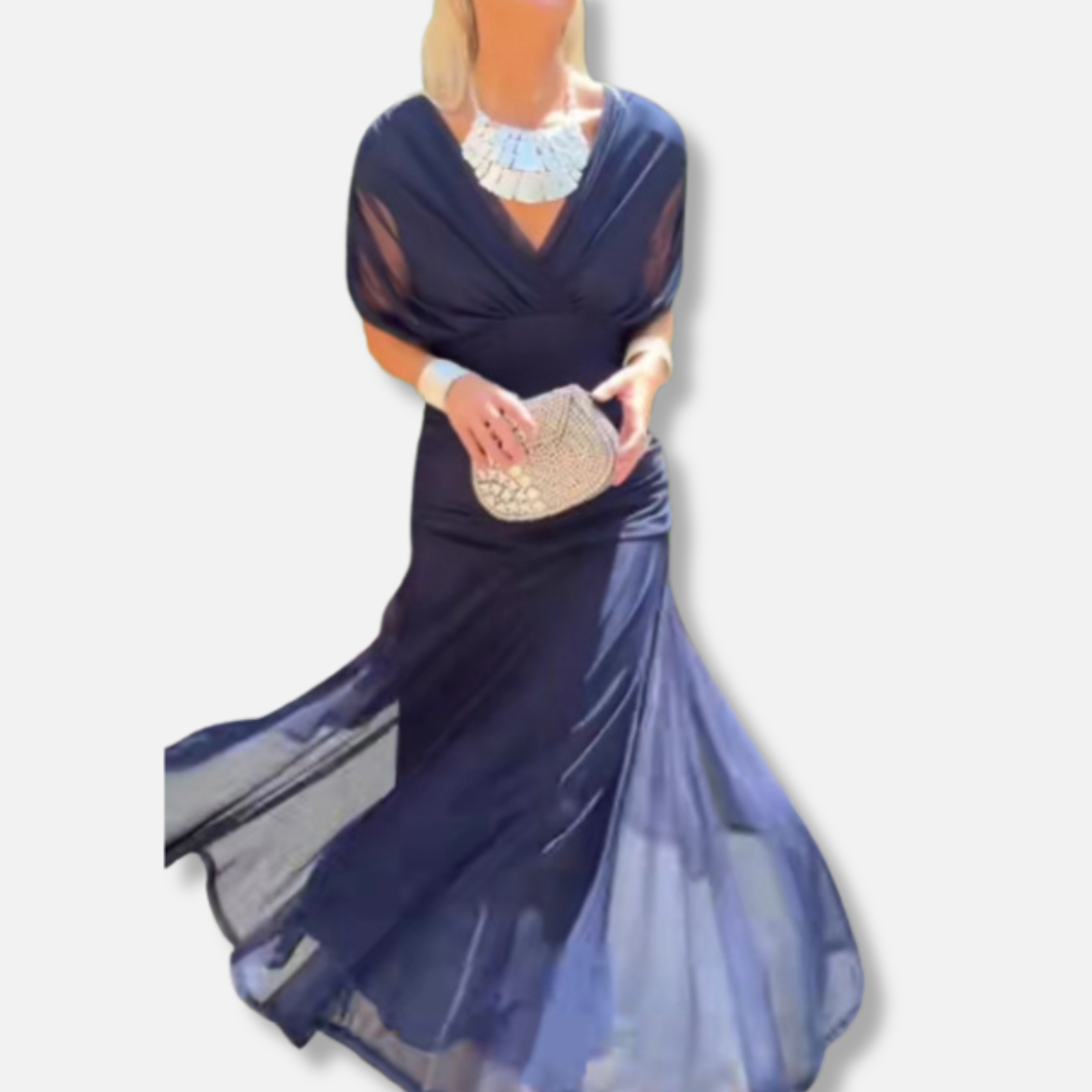 Luna | Elegant Dress With V-Neckline