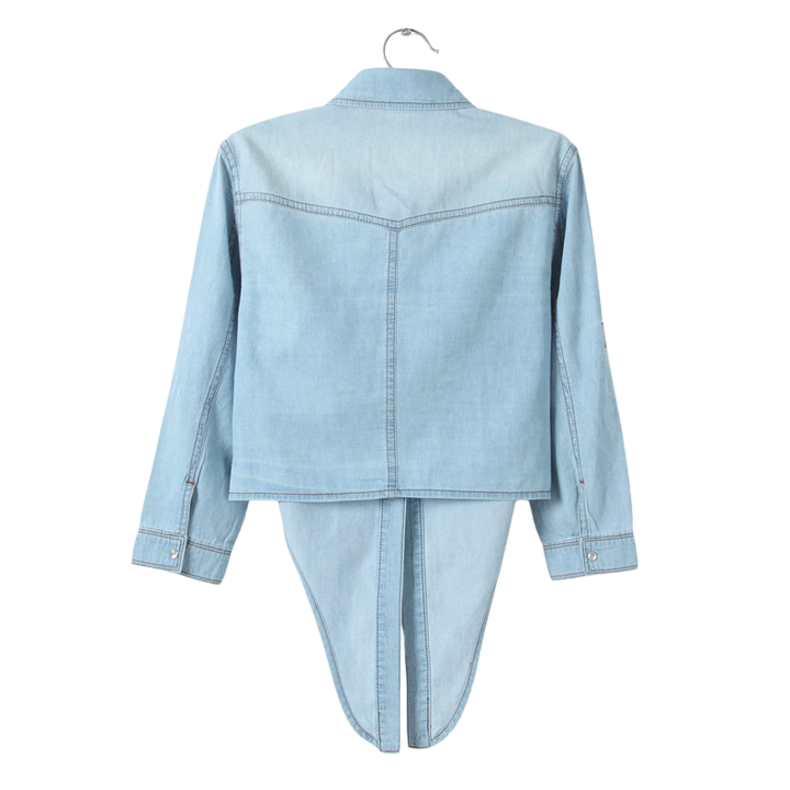 MARICEL | Sophisticated 3/4 Sleeve Crop Shirt