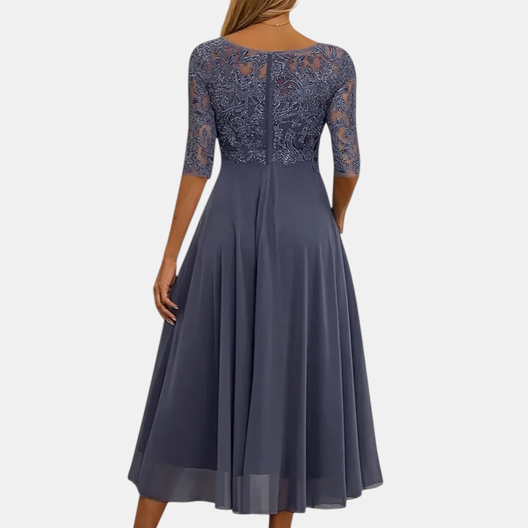 Rhonda | Lace Midi Dress