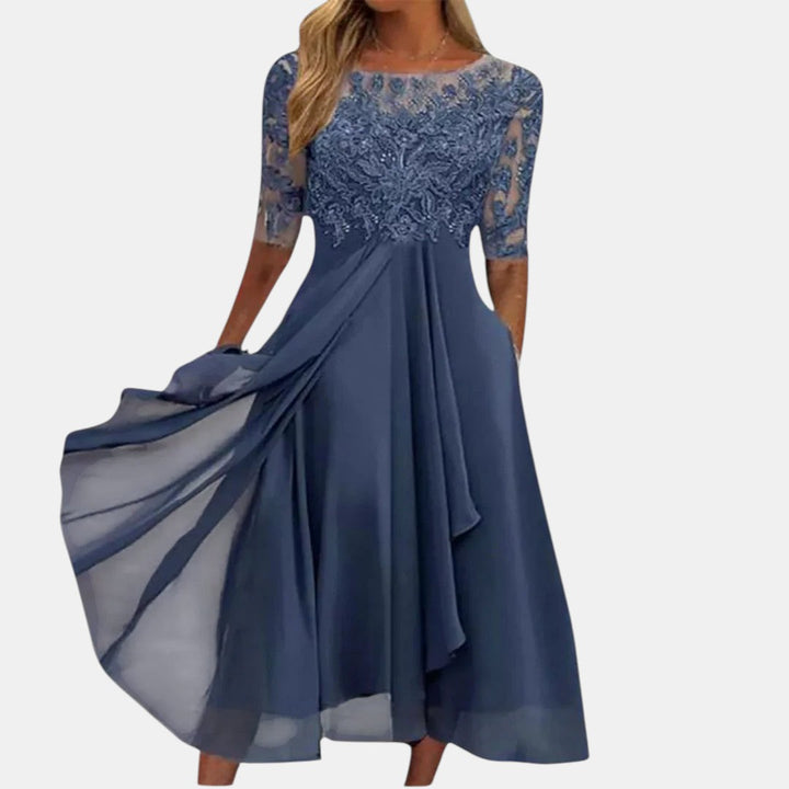 Rhonda | Lace Midi Dress