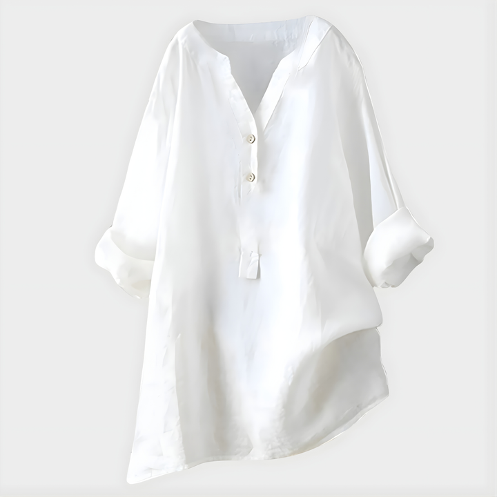 Veronique | Airy V Neck Blouse