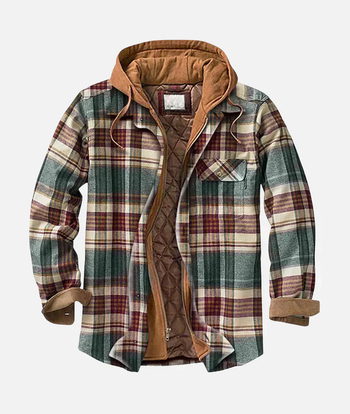 Darwin | Stylish Patchwork Plaid Jacket