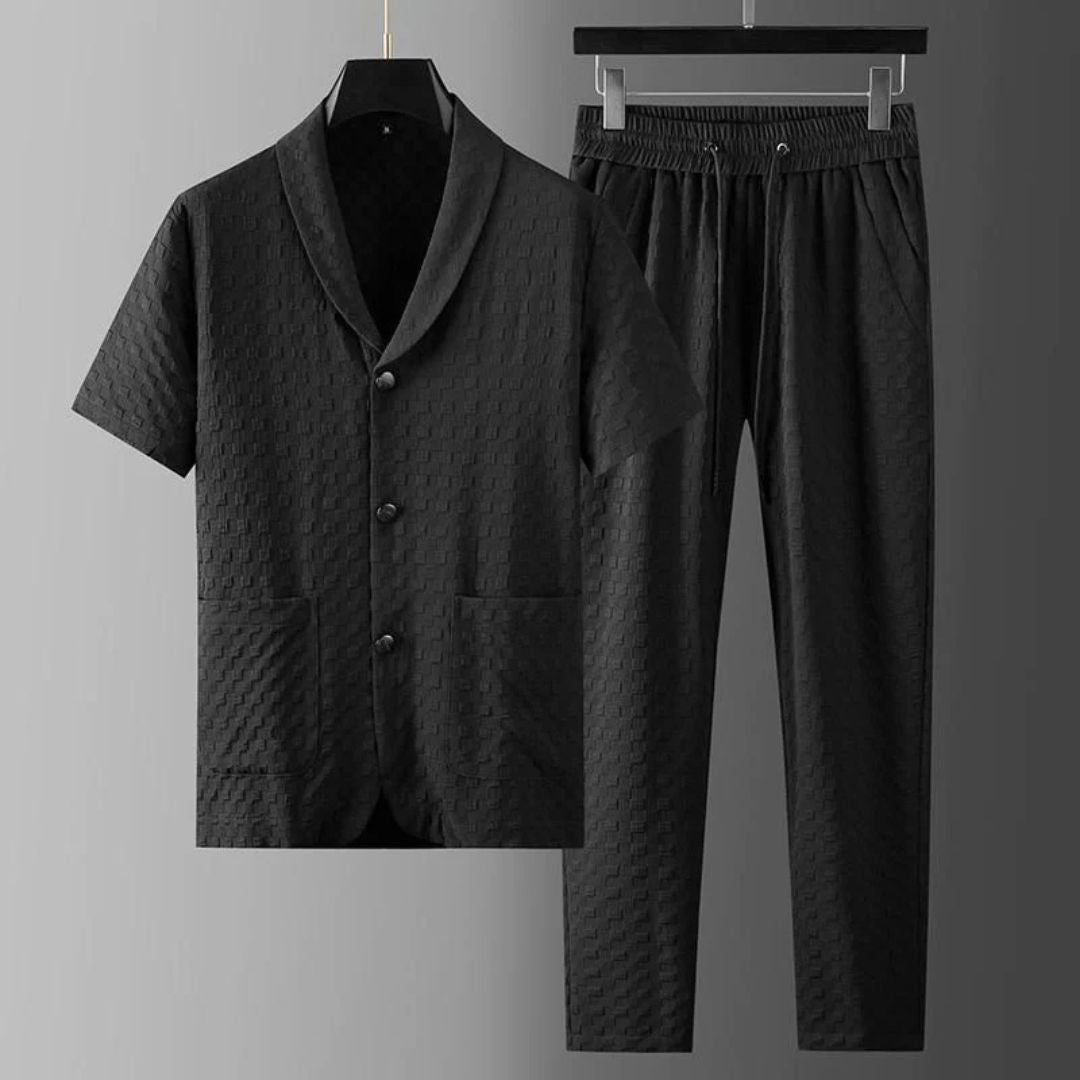 Renato | Textured Cotton Lounge Set