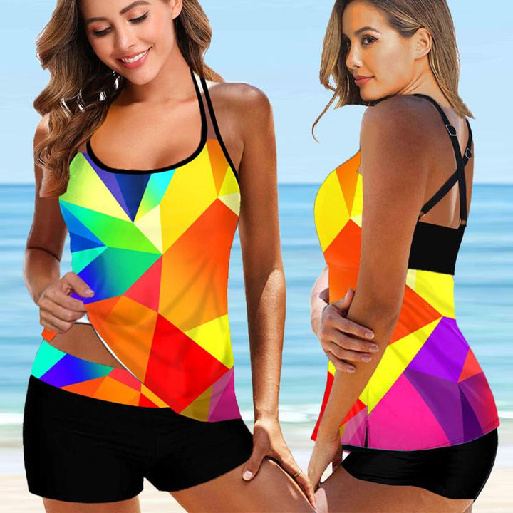 Hallie | Printed Bathing Suit Two Pieces Swimsuits