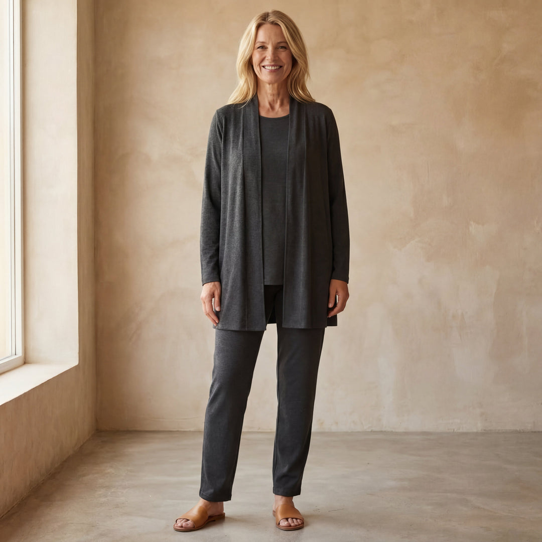 ROSINA | Cardigan, Top & Trouser Set
