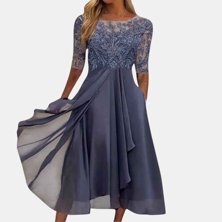 Rhonda | Lace Midi Dress