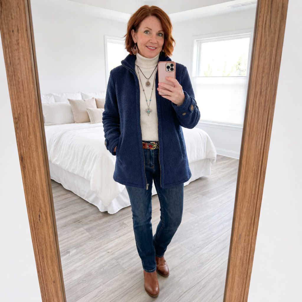 Cassandra | Teddy Full-Zip Jacket