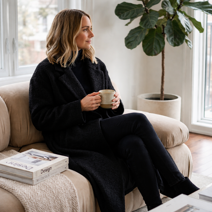 Isla | Oversized Wool-Blend Maxi Coat