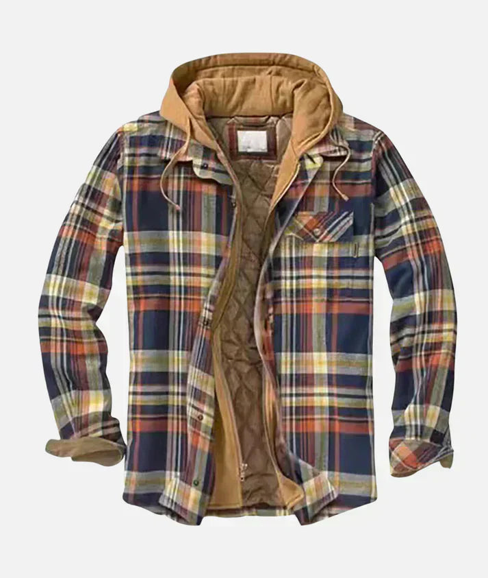 Darwin | Stylish Patchwork Plaid Jacket