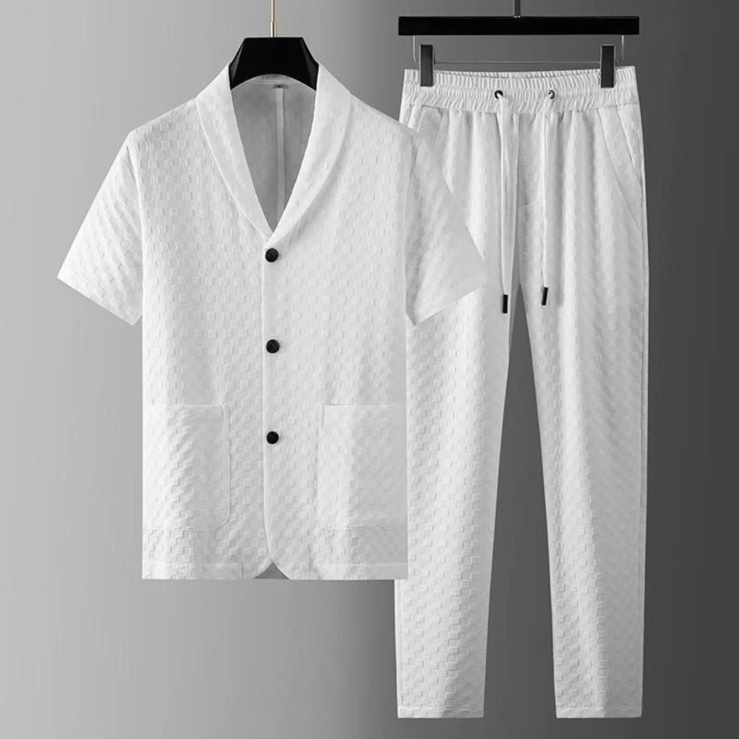 Renato | Textured Cotton Lounge Set