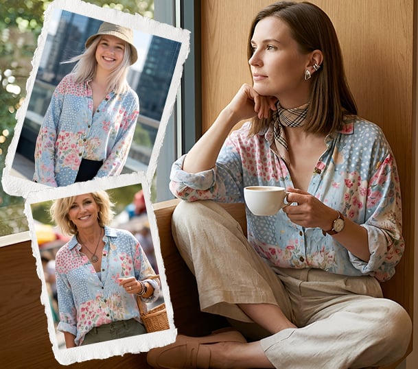Florvex | Refined Patchwork Shirt