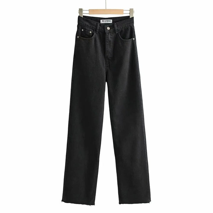 High Raise Wide Jeans