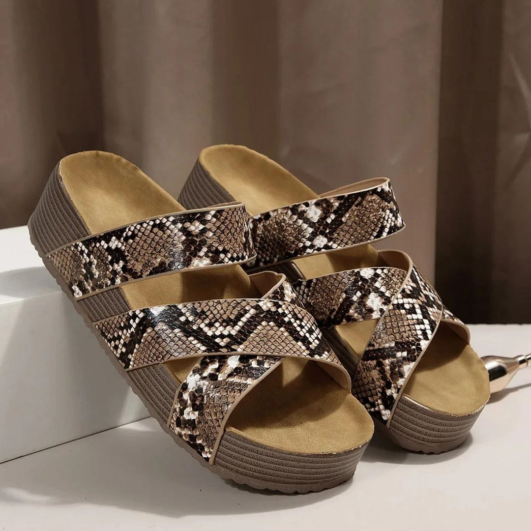 Cora | Orthopedic Leather Strap Sandals