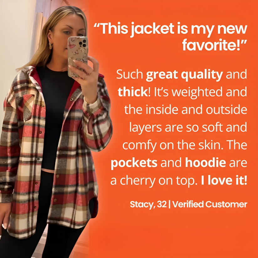 Lily | Cozy Flannel Jacket