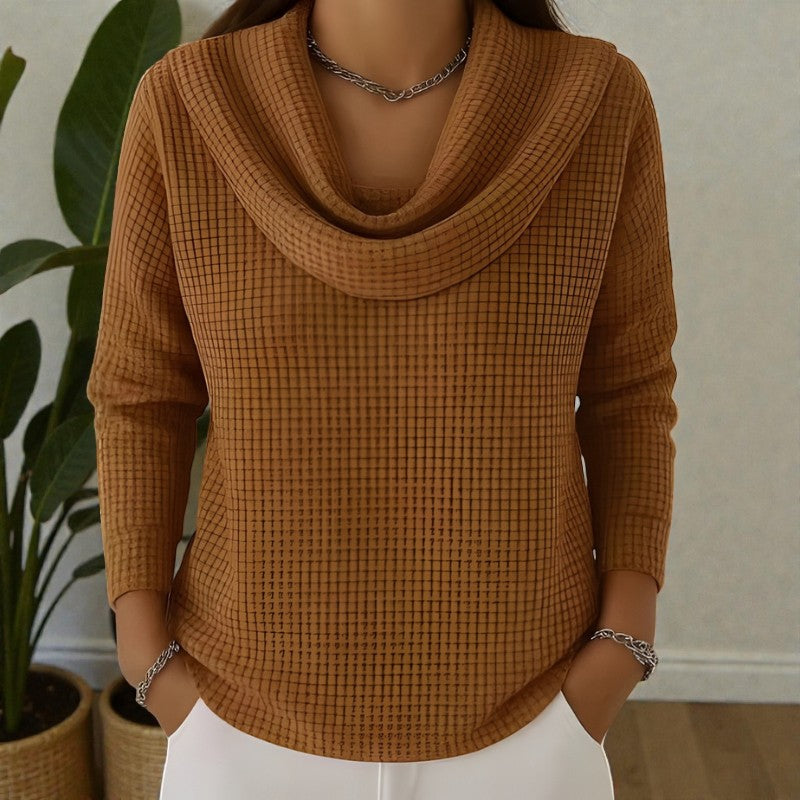 Amber | Soft Waffle Sweater