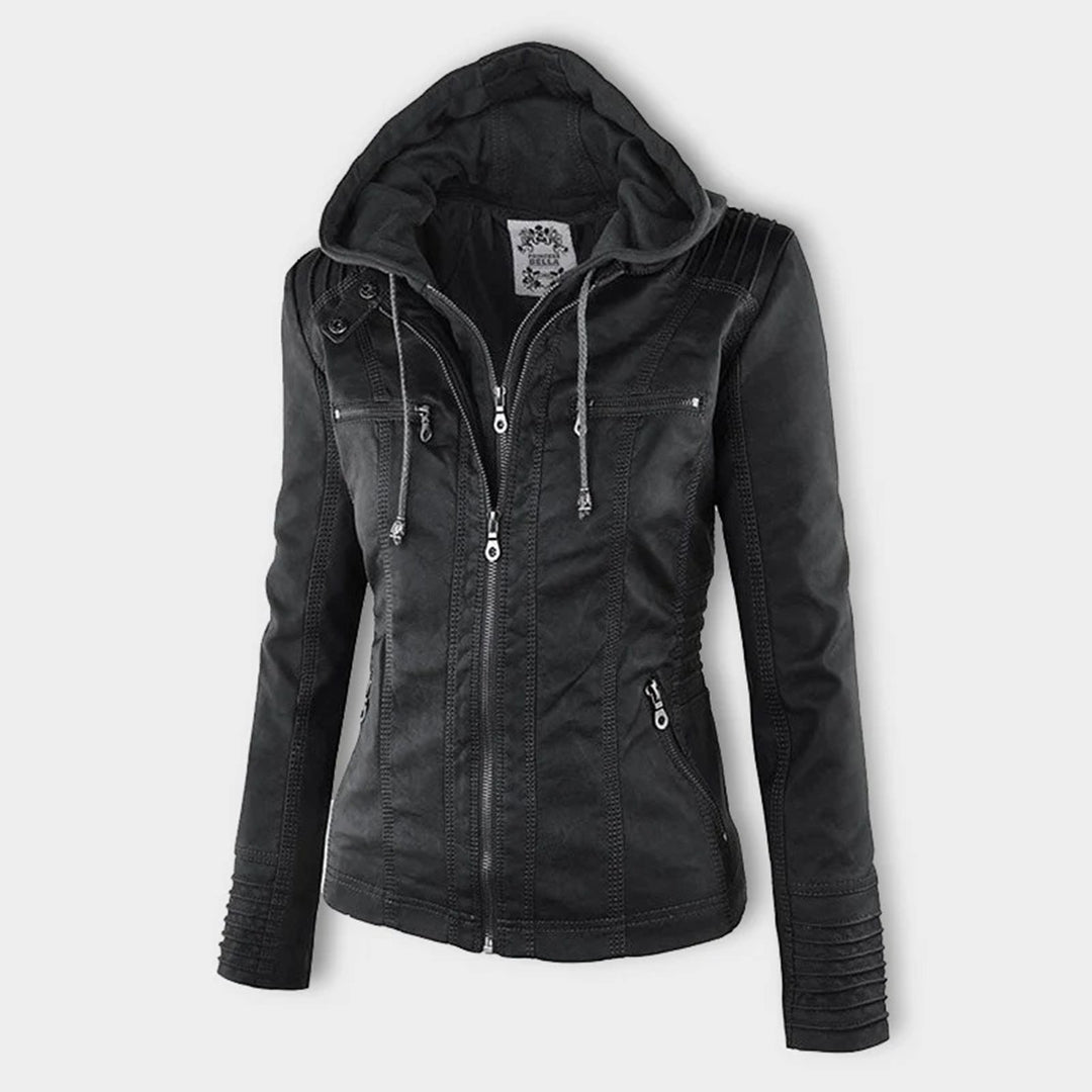 Ann | Waterproof Leather Jacket