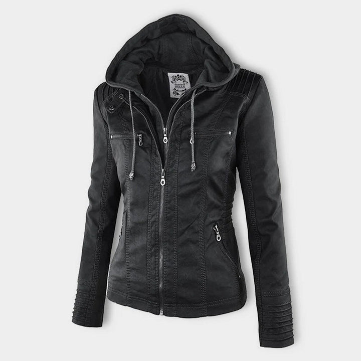Ann | Waterproof Leather Jacket