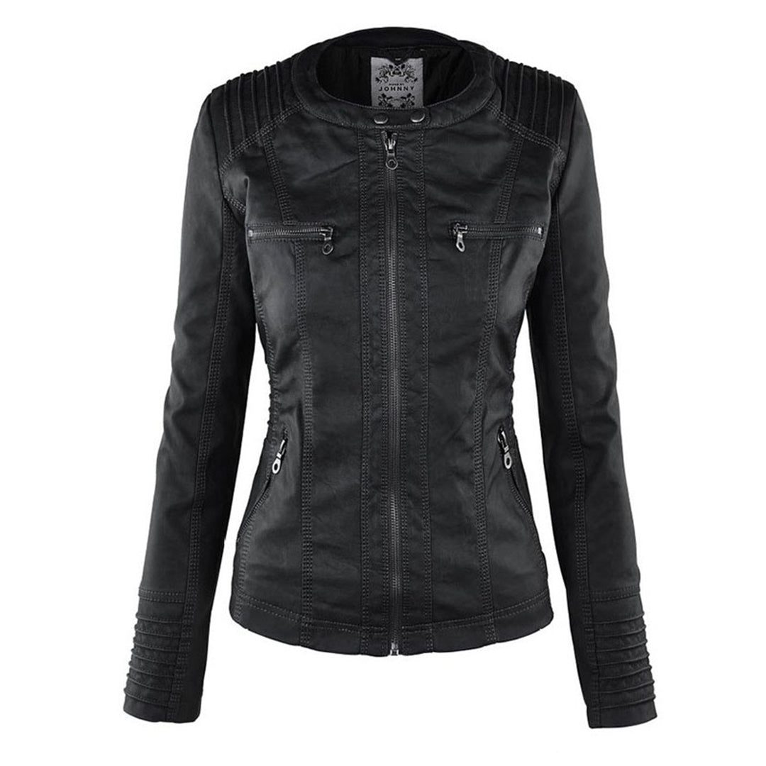 Ann | Waterproof Leather Jacket