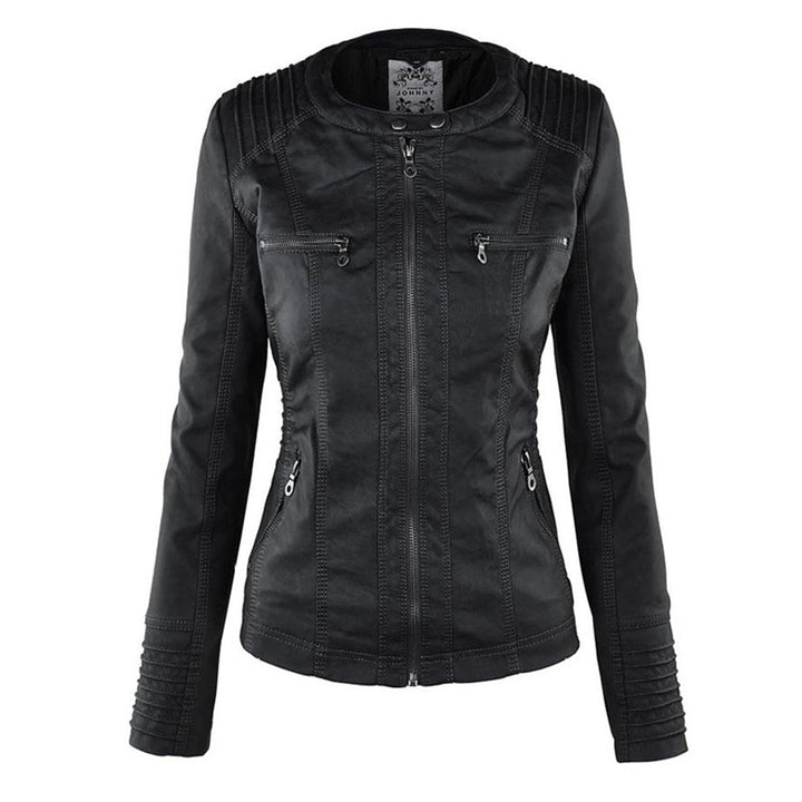 Ann | Waterproof Leather Jacket