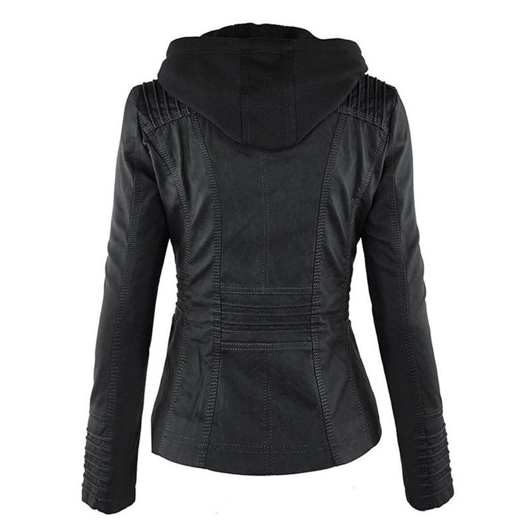 Ann | Waterproof Leather Jacket
