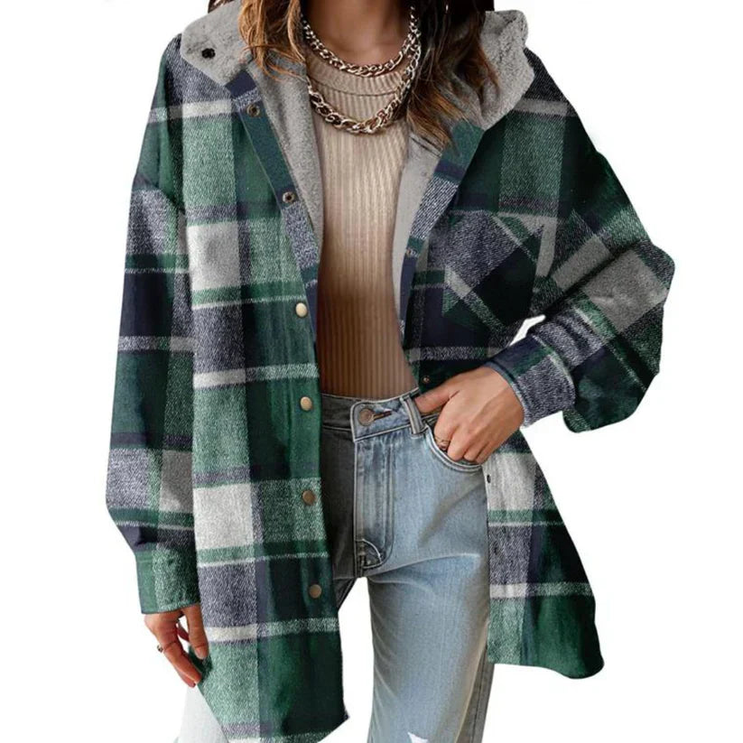 Lily | Cozy Flannel Jacket