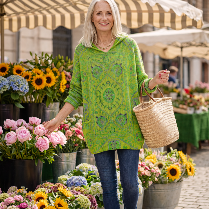 Lorraine | Retro Hooded Knit