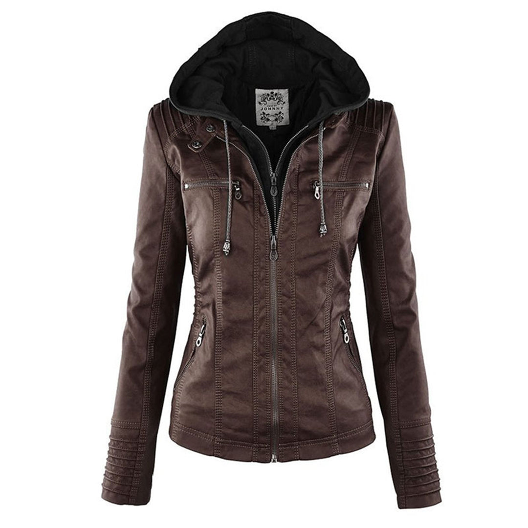 Ann | Waterproof Leather Jacket