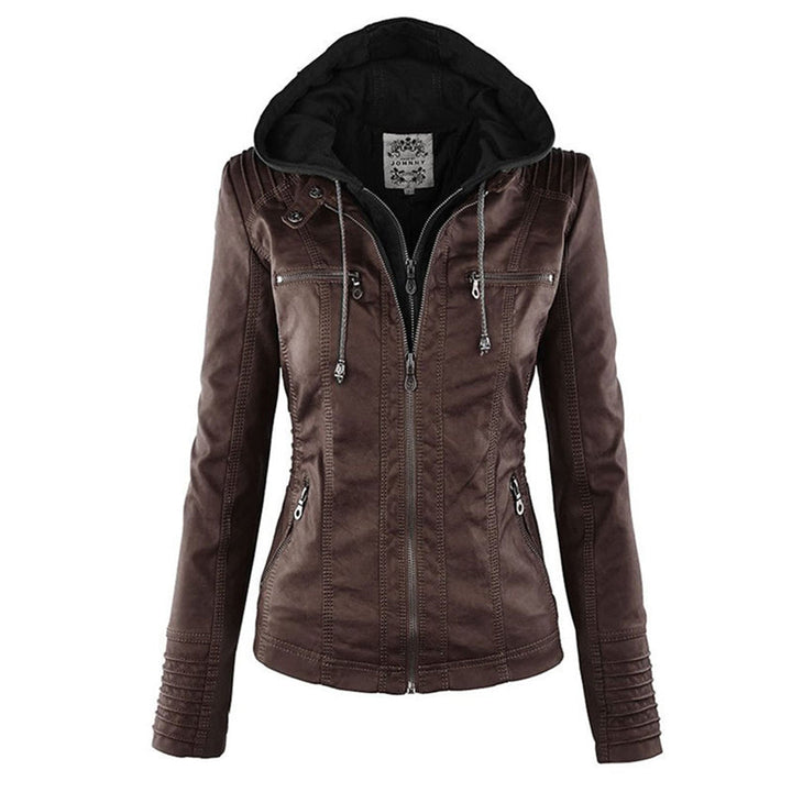 Ann | Waterproof Leather Jacket