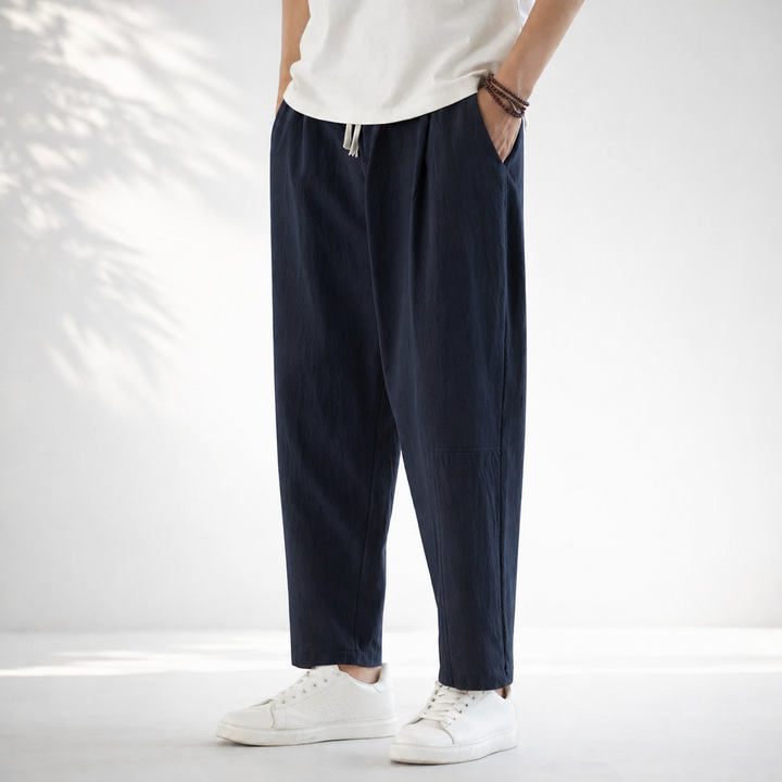 MELBOURNE CROPPED COTTON PANTS