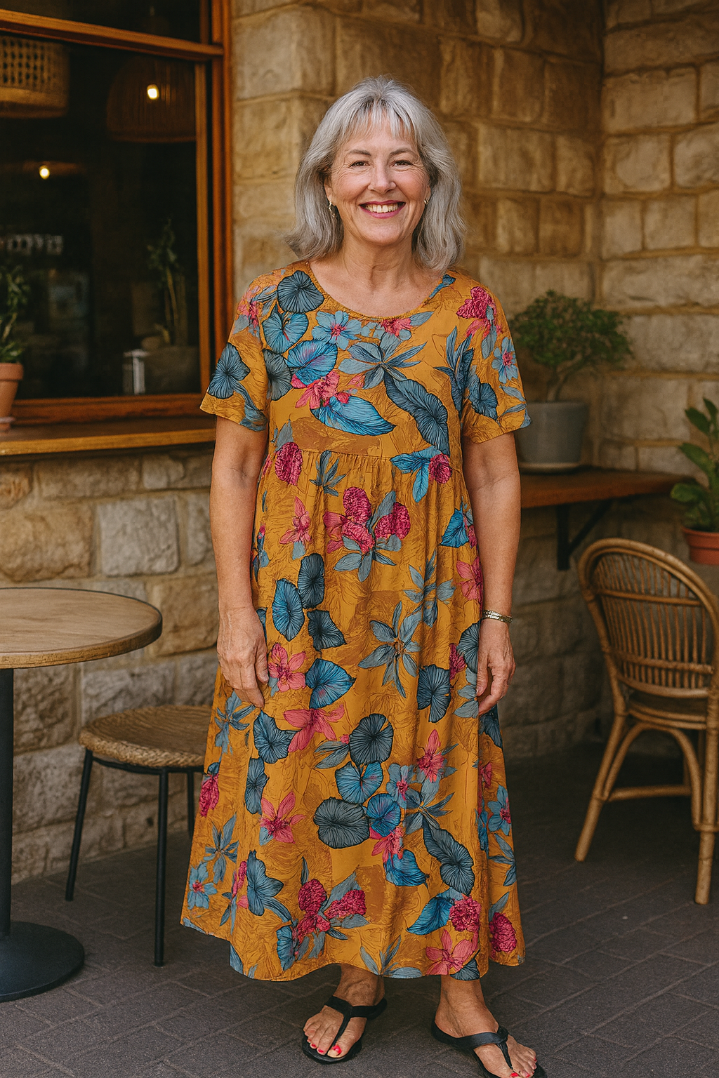 Masie | Breezy Floral Maxi Dress