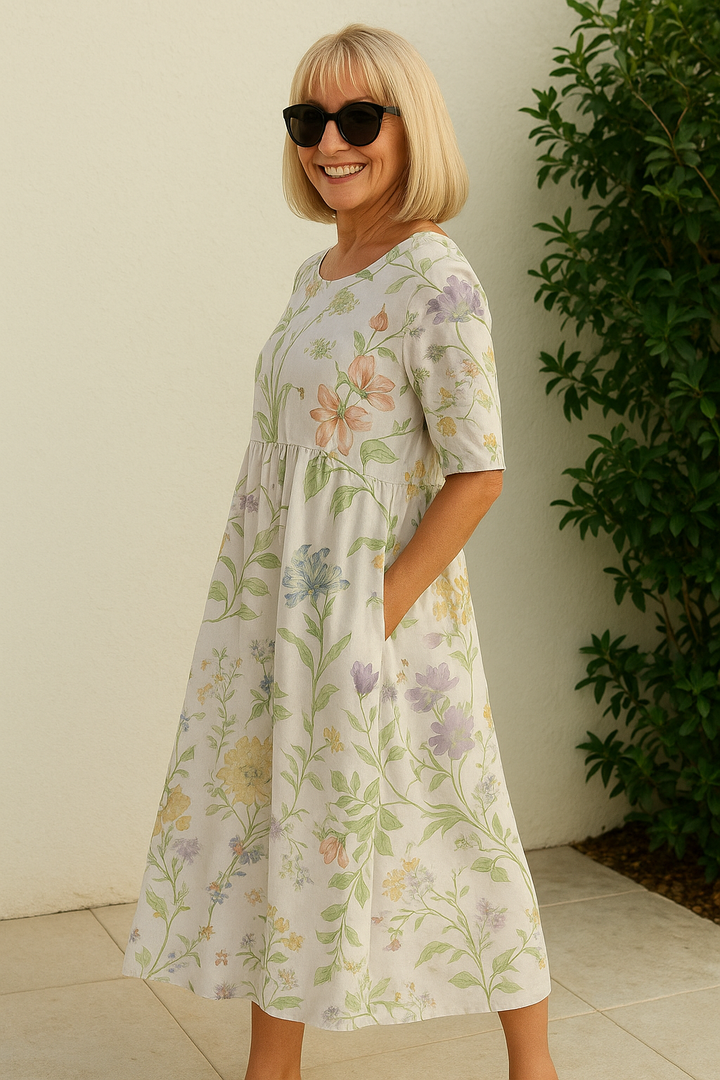 Eliza | Refined Midi Dress
