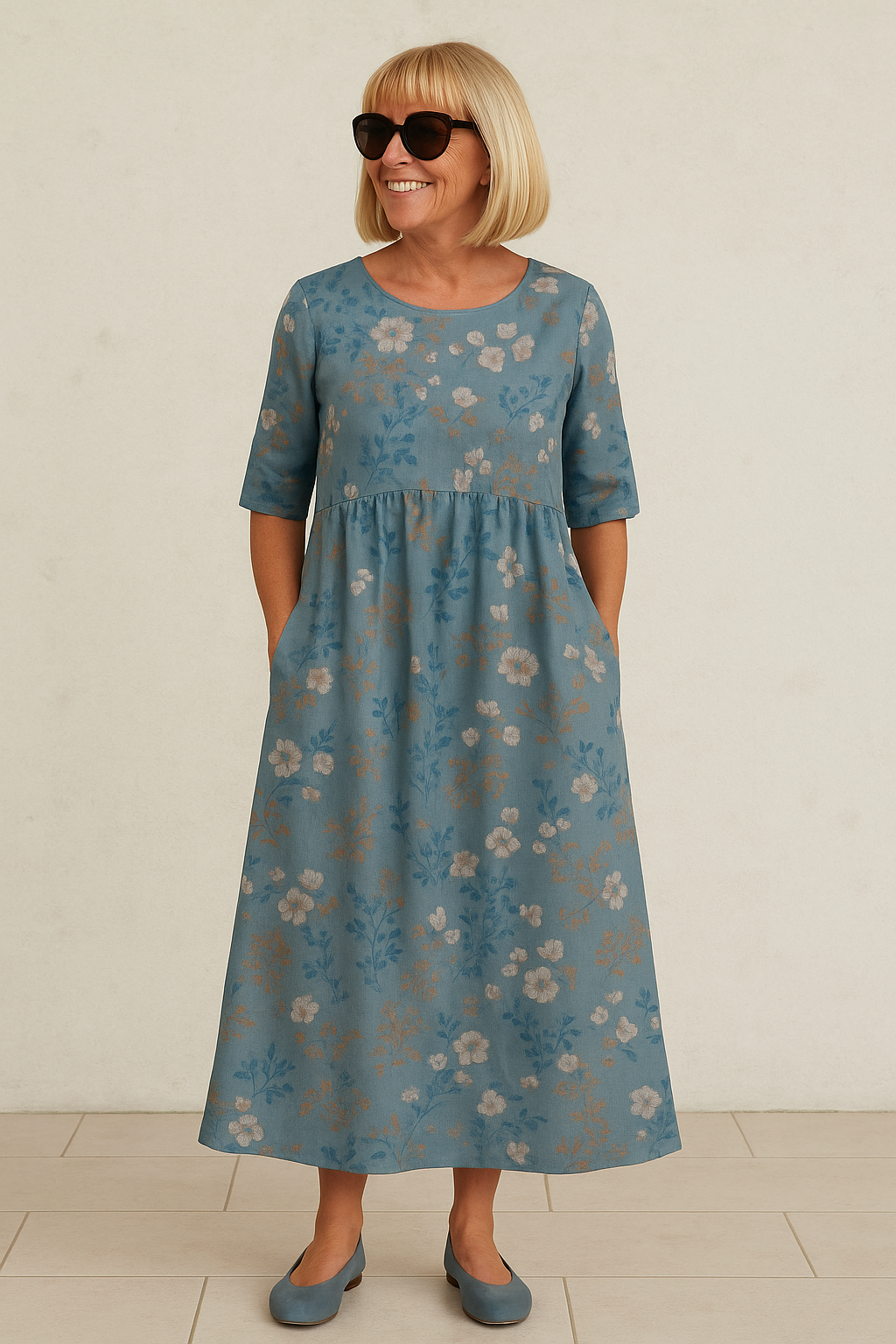 Eliza | Refined Midi Dress