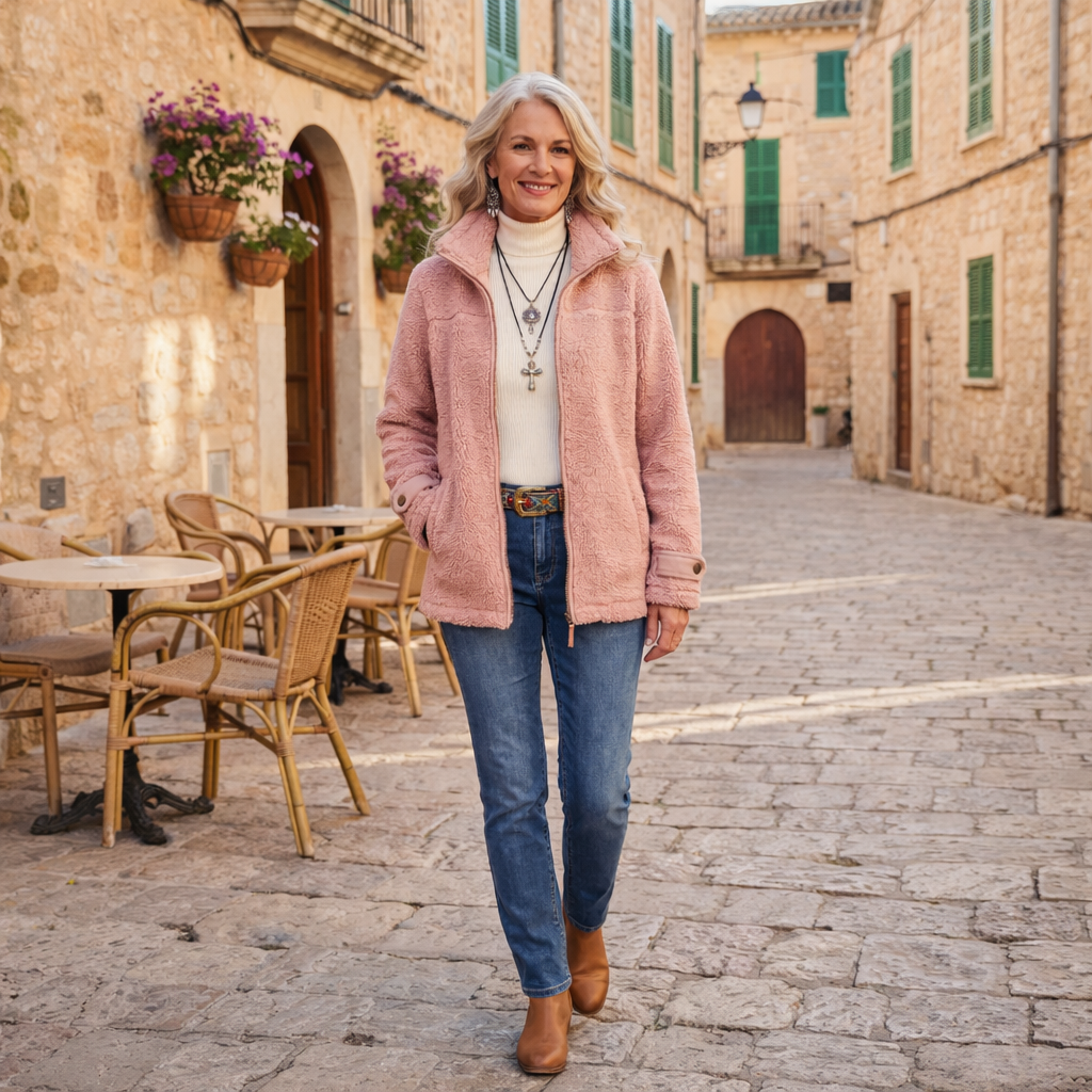Cassandra | Teddy Full-Zip Jacket