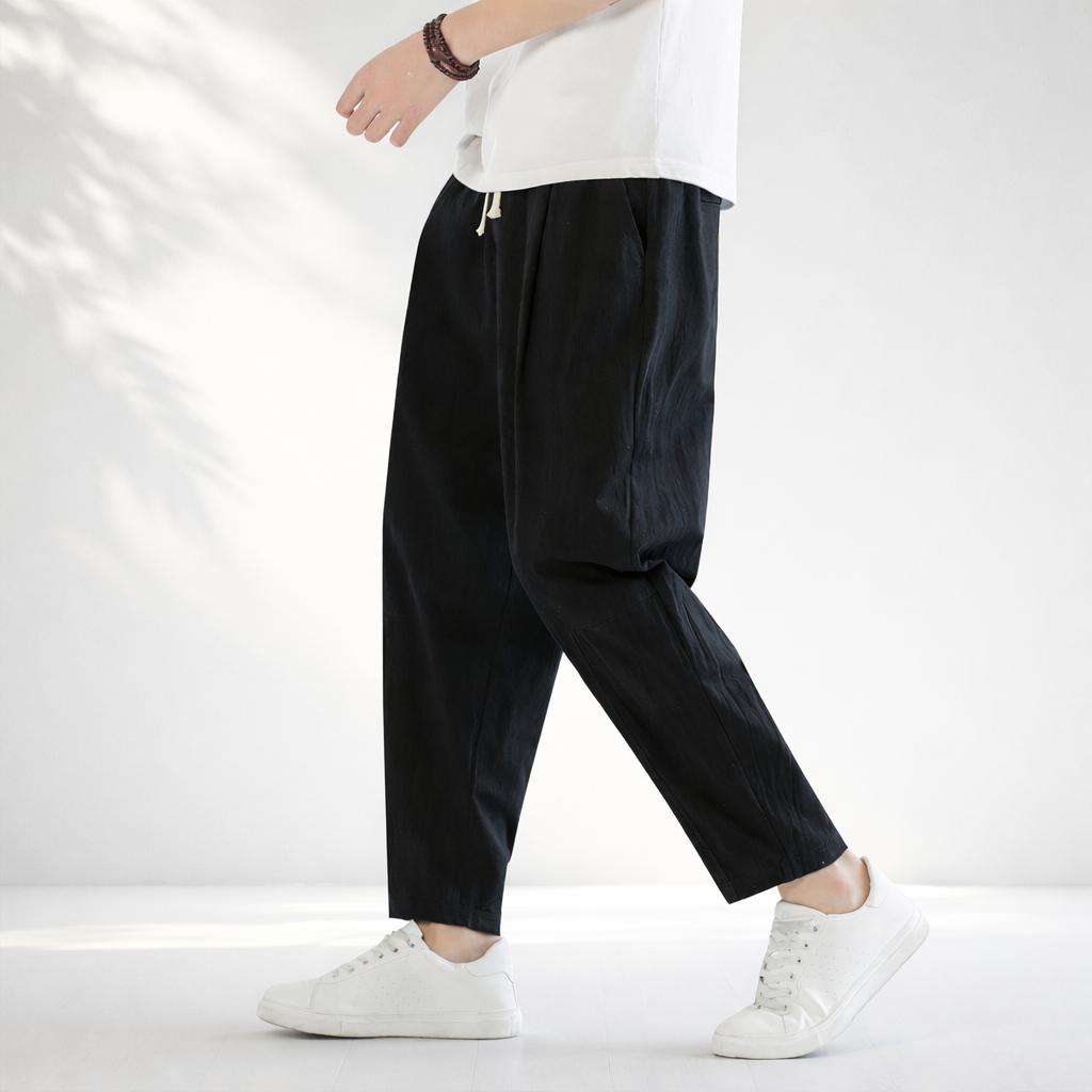 MELBOURNE CROPPED COTTON PANTS