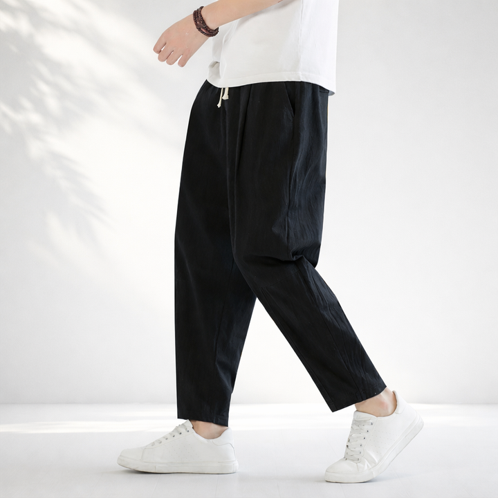MELBOURNE CROPPED COTTON PANTS