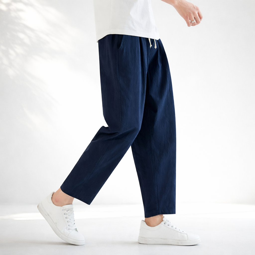 MELBOURNE CROPPED COTTON PANTS