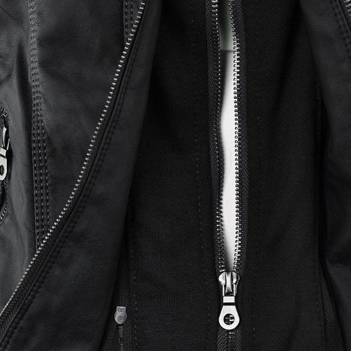 Ann | Waterproof Leather Jacket