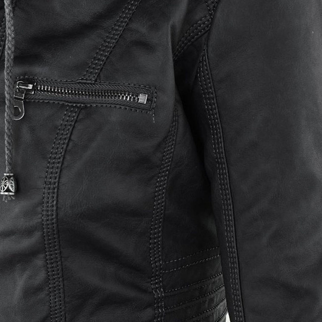 Ann | Waterproof Leather Jacket