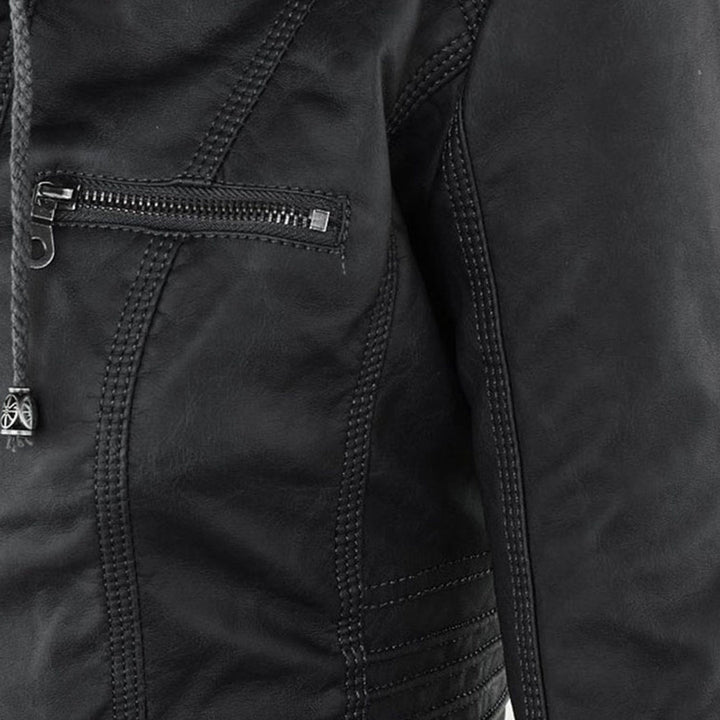 Ann | Waterproof Leather Jacket