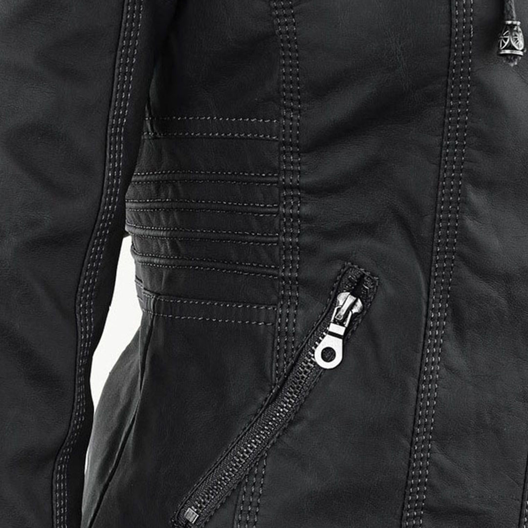 Ann | Waterproof Leather Jacket